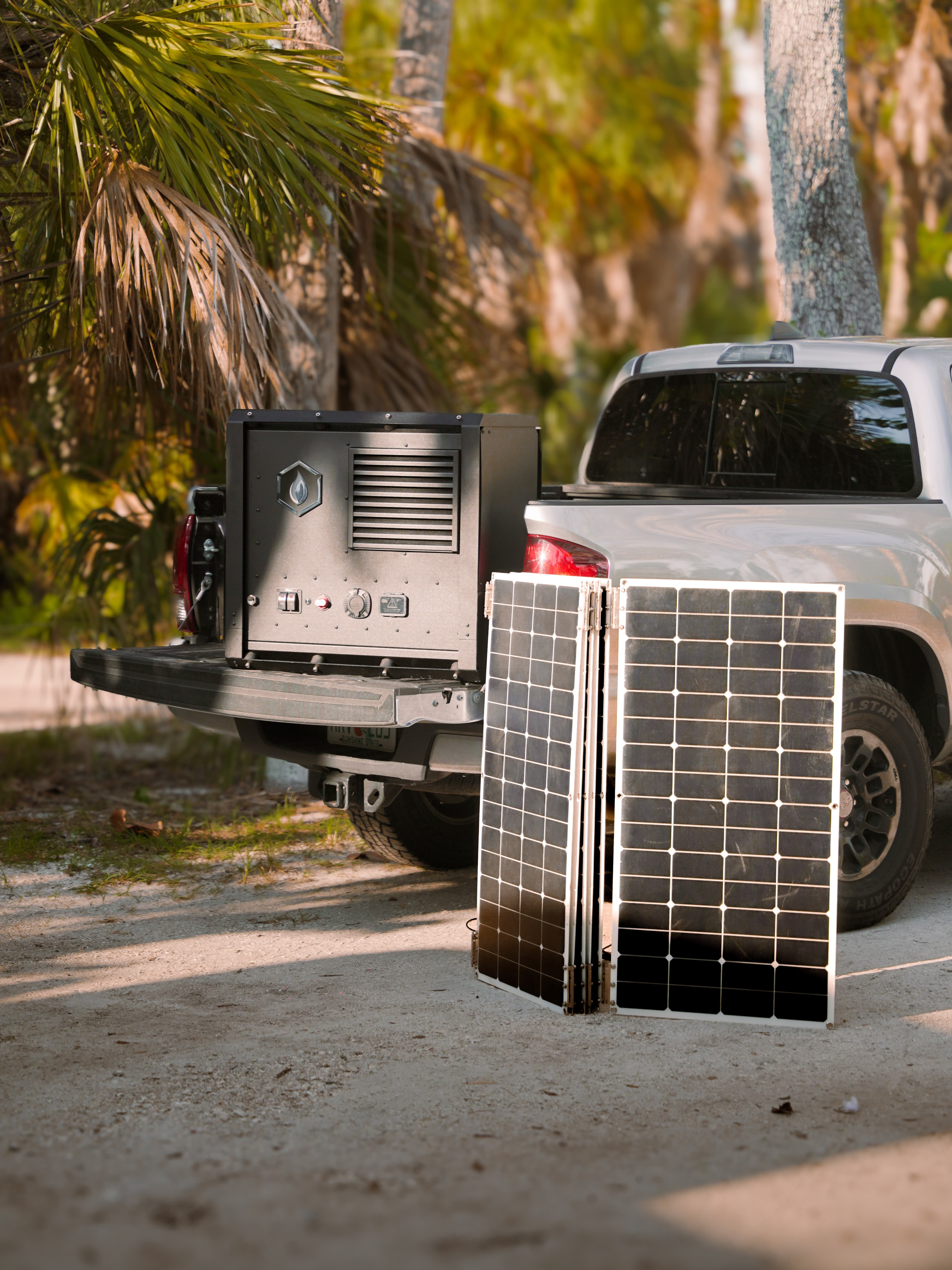 At 1.0 kWh per gallon, the WaterCube 10 is one of the most efficient atmospheric water generators available. Compatible with solar, battery, or generator, it keeps producing clean water wherever the road or home takes you.
