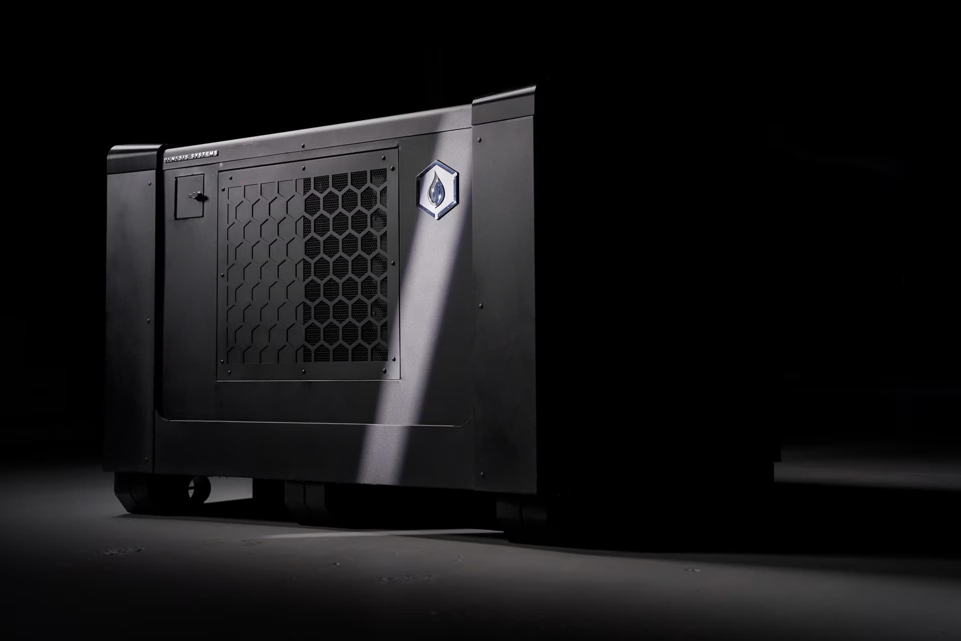 WaterCube 100 system in a dark product scene